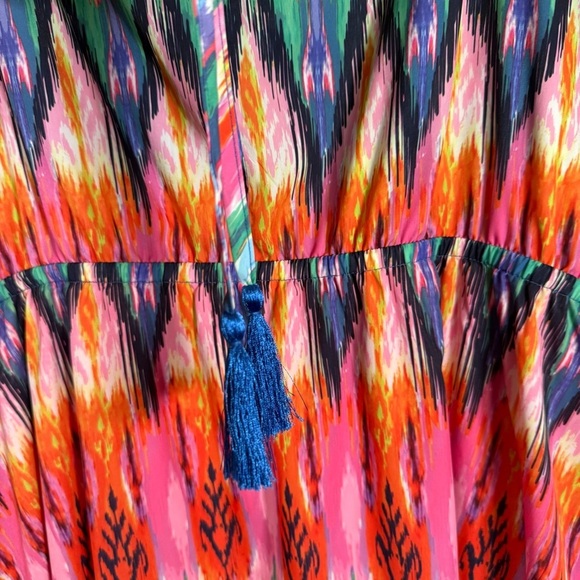 Athleta Ikat Martinique Multi Color Dress XL - Picture 8 of 11